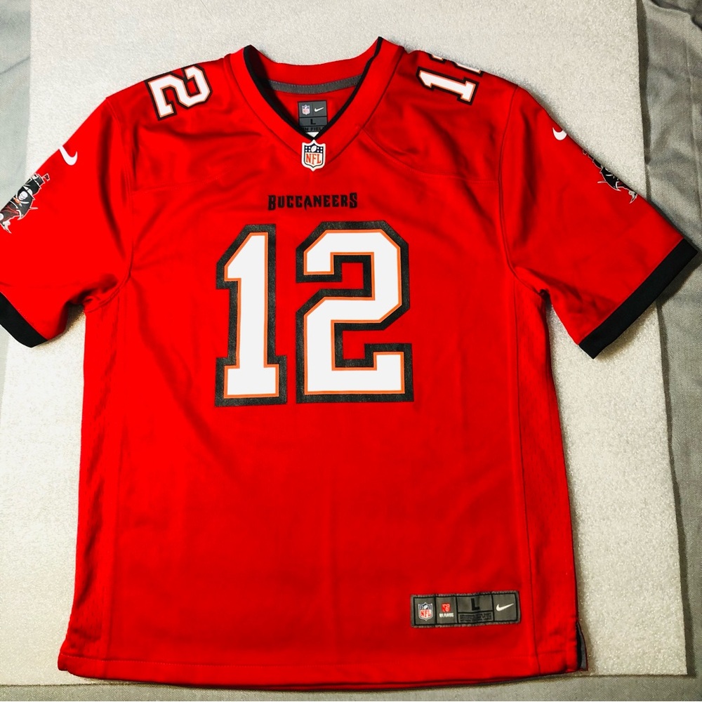 Nike NFL On Field Tampa Bay Buccaneers Jersey Tom Brady #12 Youth Large EUC